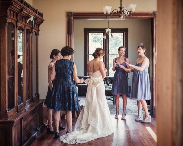 Triple S Ranch Bridesmaids in Hall