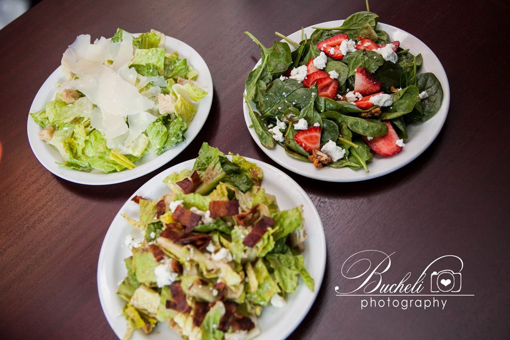 3 variety of salads Sheldon Inn