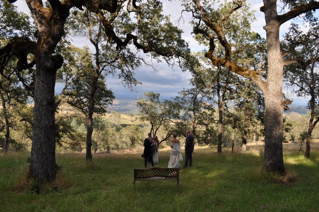 Lotus View Ranch. El Dorado County. Couple and the view