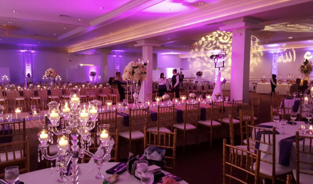 The Grand-Shaz Hall Wedding Event Pink lighting