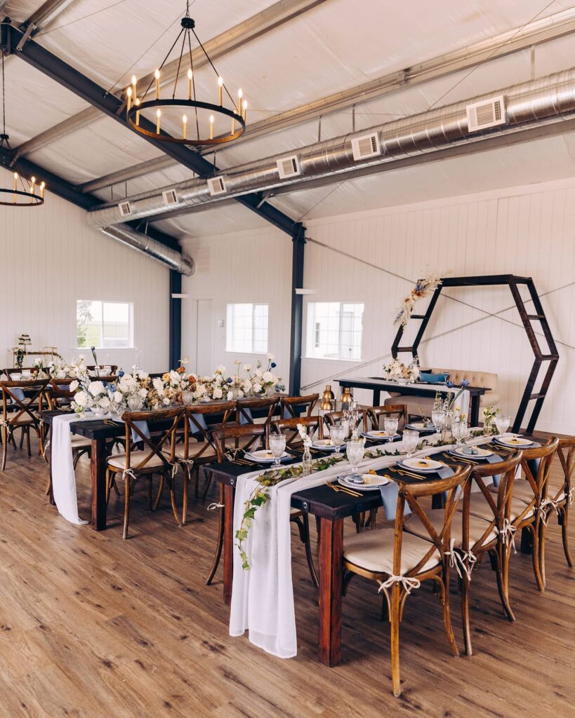 Bella Vista Farms Wedding Events Interior setup