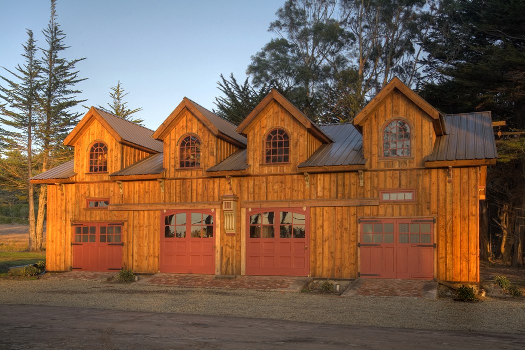 Spring Ranch, Mendocino. Exterior of event barn.