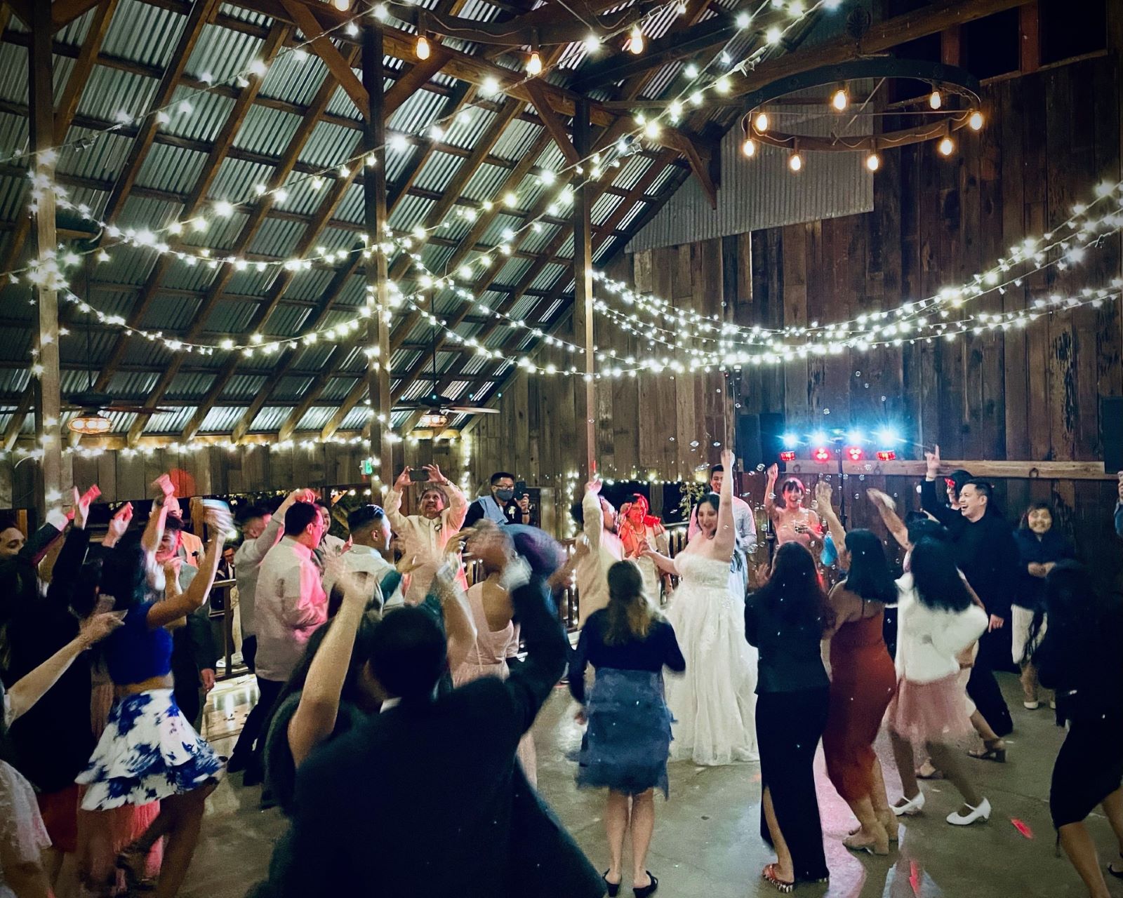 Taber Ranch Wedding Events dance floor