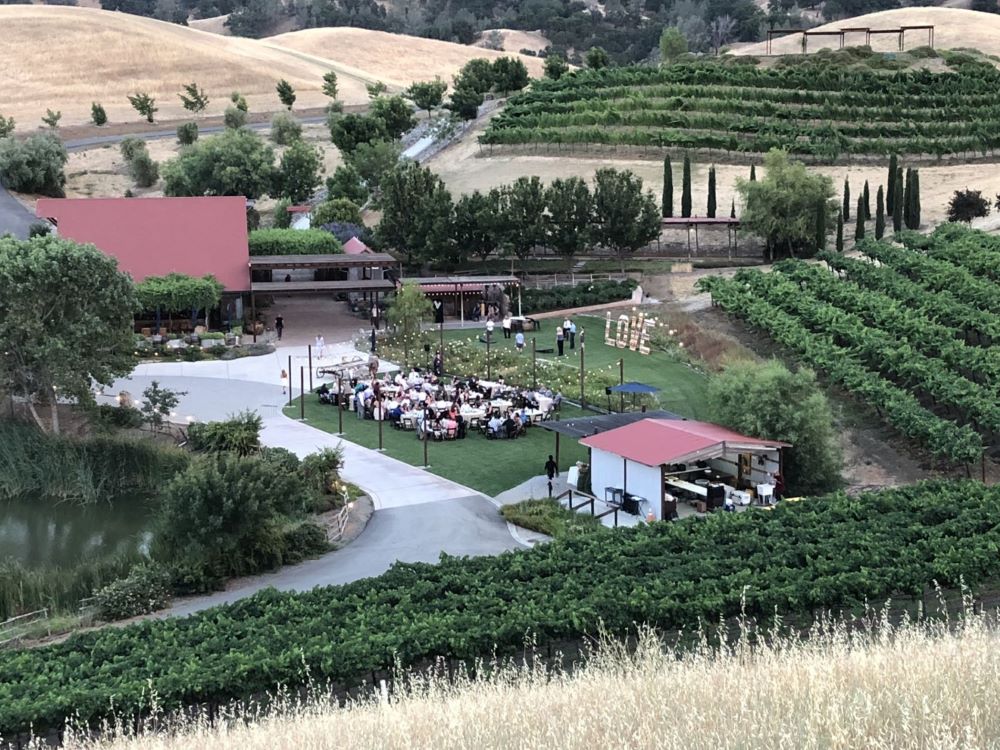 Taber Ranch Wedding Events Aerial View