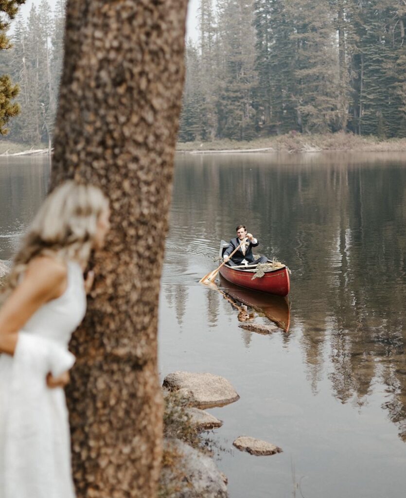  Deer Lake Wedding Events Romantic Canoe