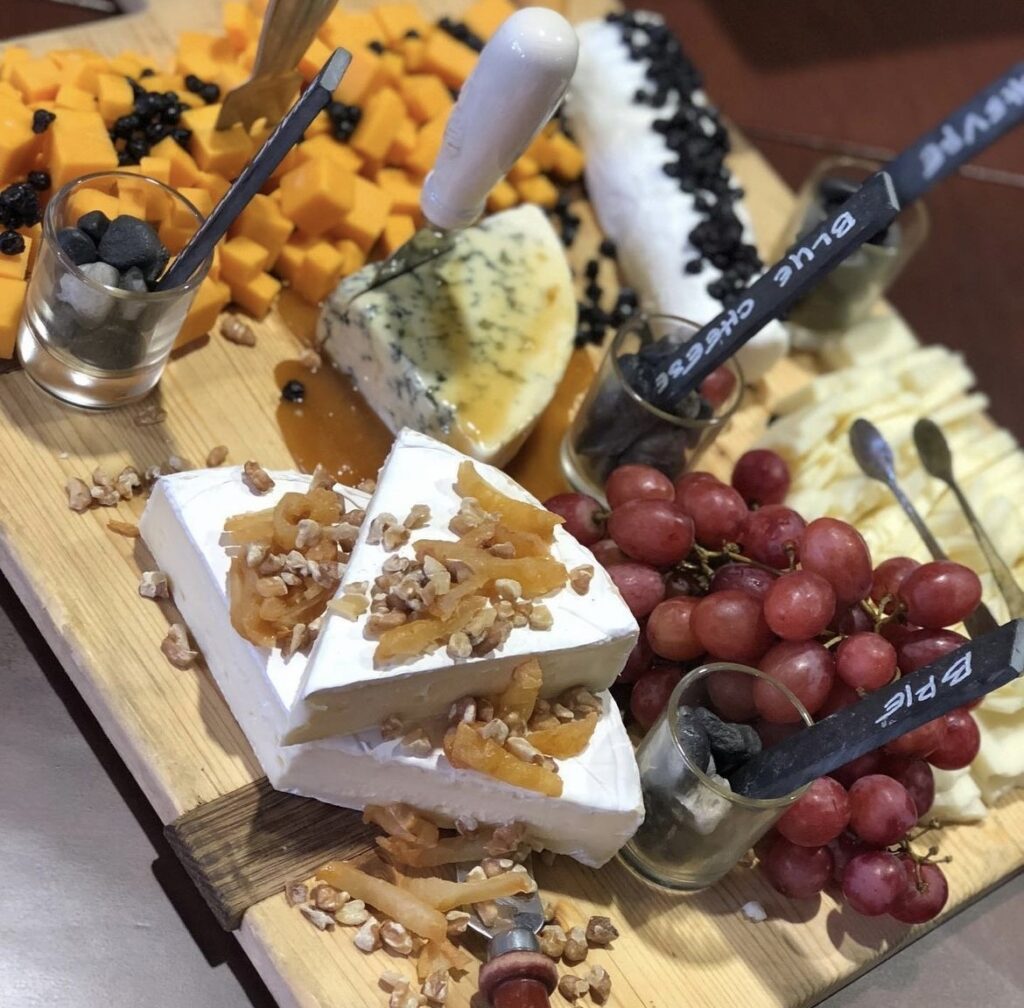 Acoustic Events, Sacramento Catering Company. Cheese display.
