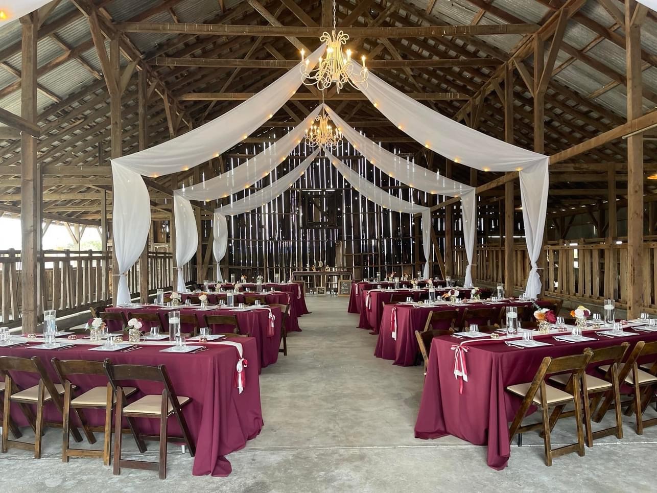 Events by Wise, Wedding Planner. Reception set up in Lone Wulff Ranch.