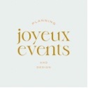 Joyeux Events Wedding Planning Design Logo
