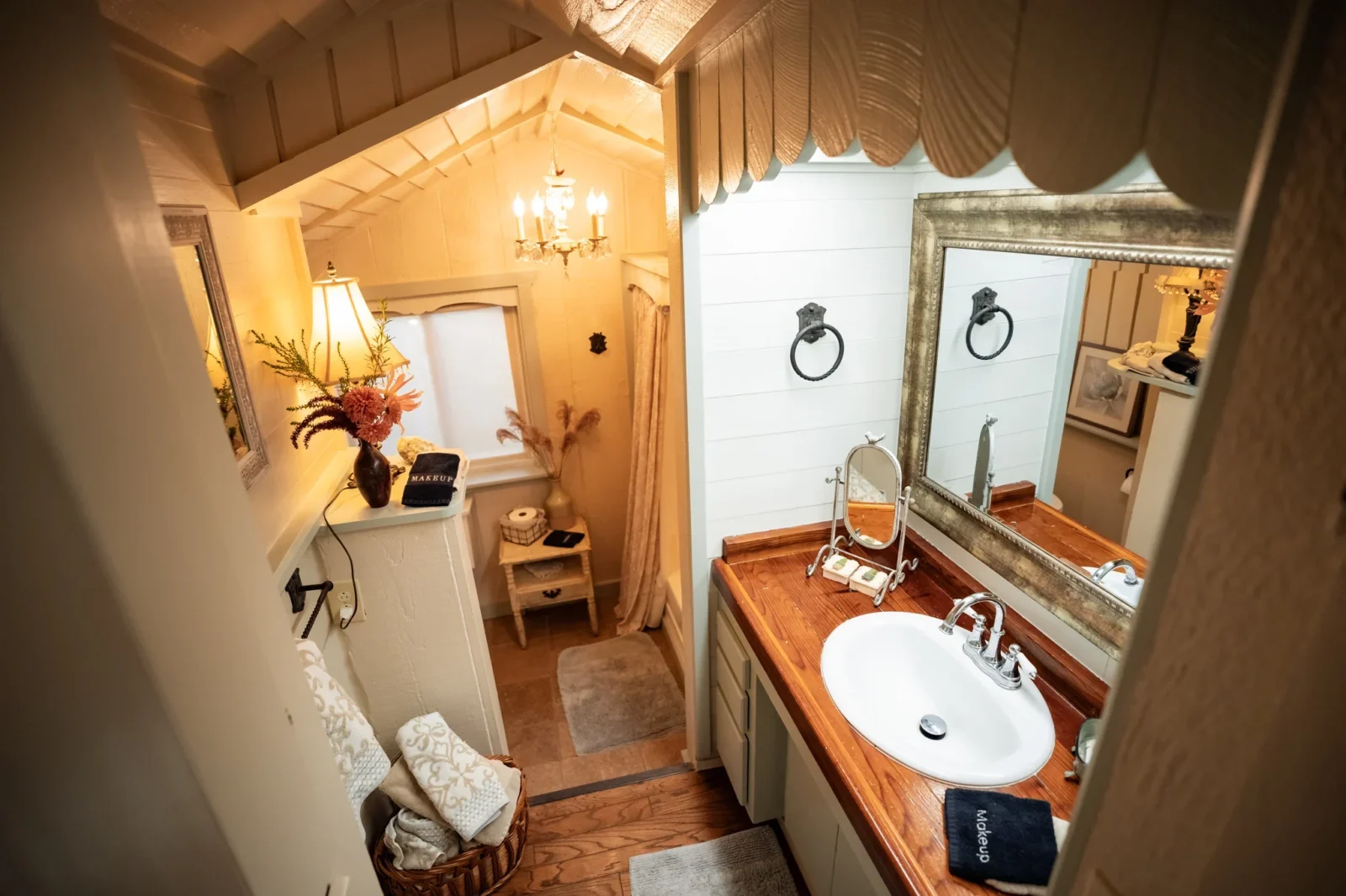 Stoney Creek Ranch, El Dorado County.  One of the bathrooms in the Lakehouse. 